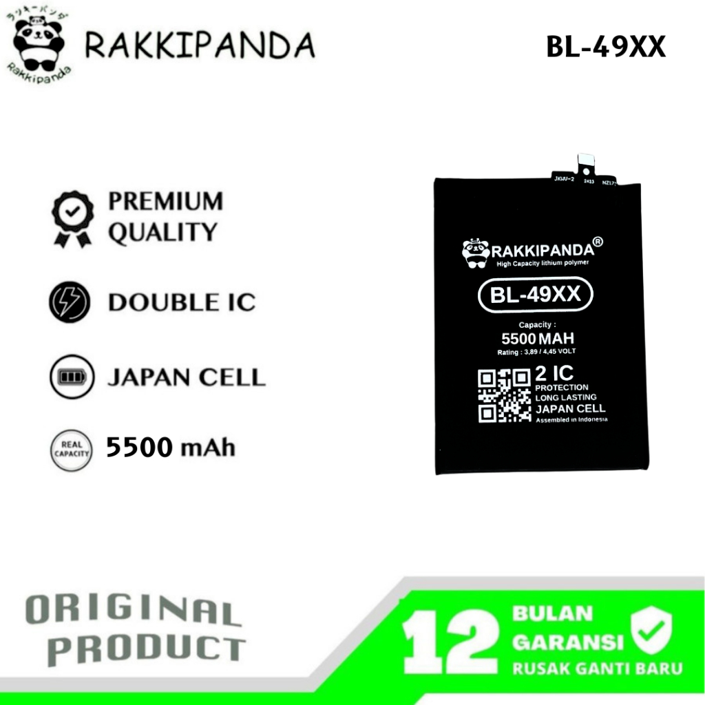 RakkiPanda - BL-49XX Infinix Note 40 X6853 / Note 40 Pro 5G X6851 / GT 20 Pro X6871 Batre Batrai Bat
