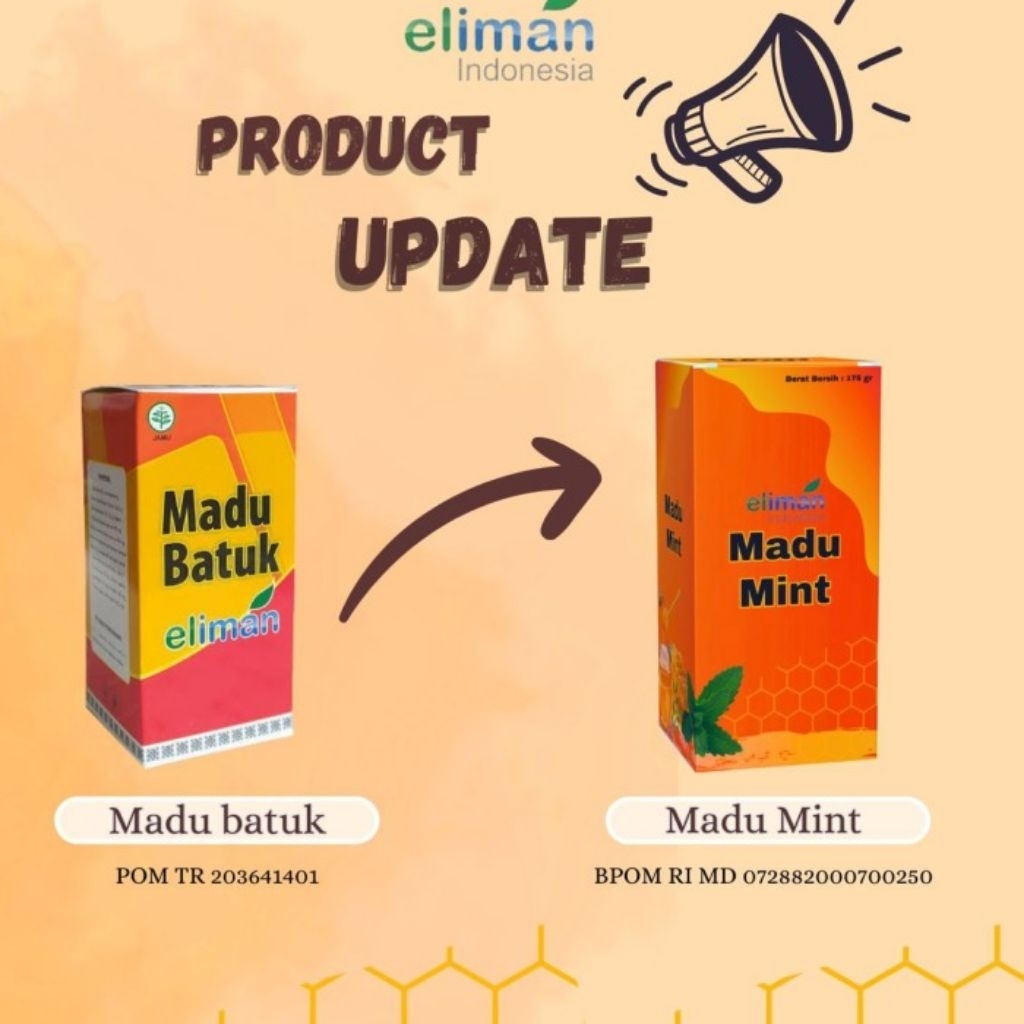 MADU BATUK DEWASA MADU BATUK ELIMAN MADU MINT ELIMAN