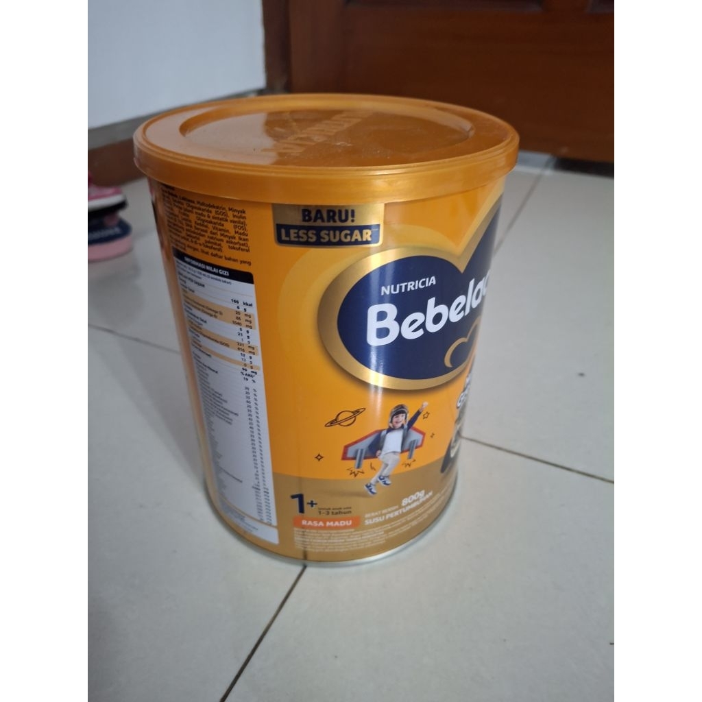 kaleng bekas kosong bebelac / bebelove