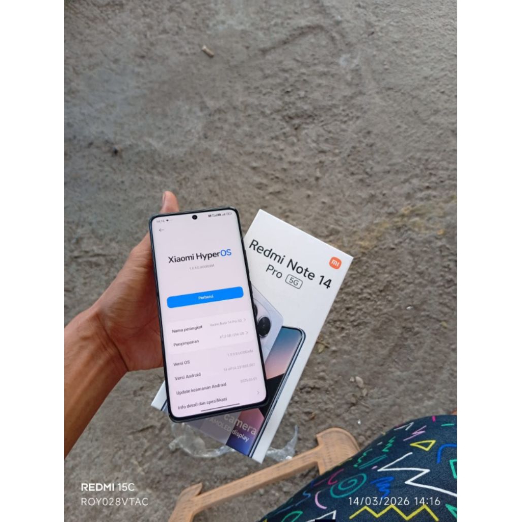 XIAOMI REDMI NOTE 14 PRO 5G SECOND | RAM 8/256GB