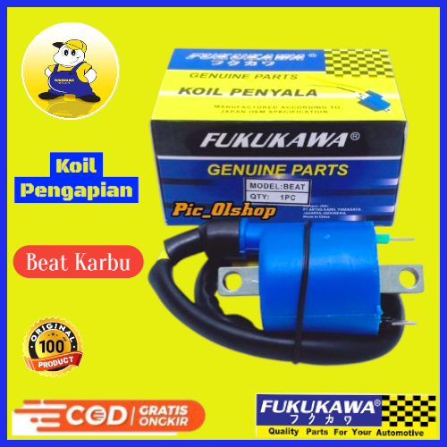 Koil Penyala Standar Racing BEAT Karbu SCOOPY Karbu  SPACY Karbu  Coil Original Fukukawa