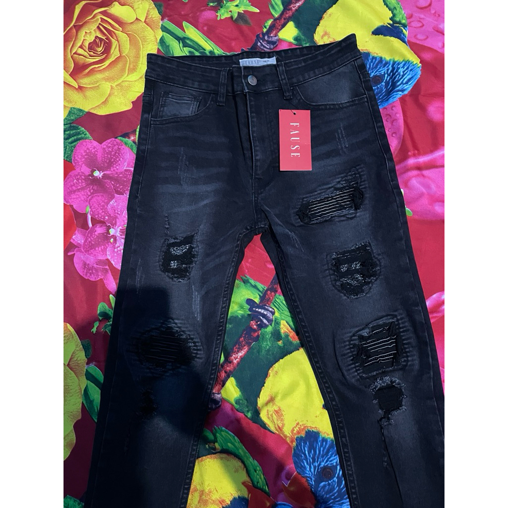 Fause Black Denim 100% ORIGINAL BARU