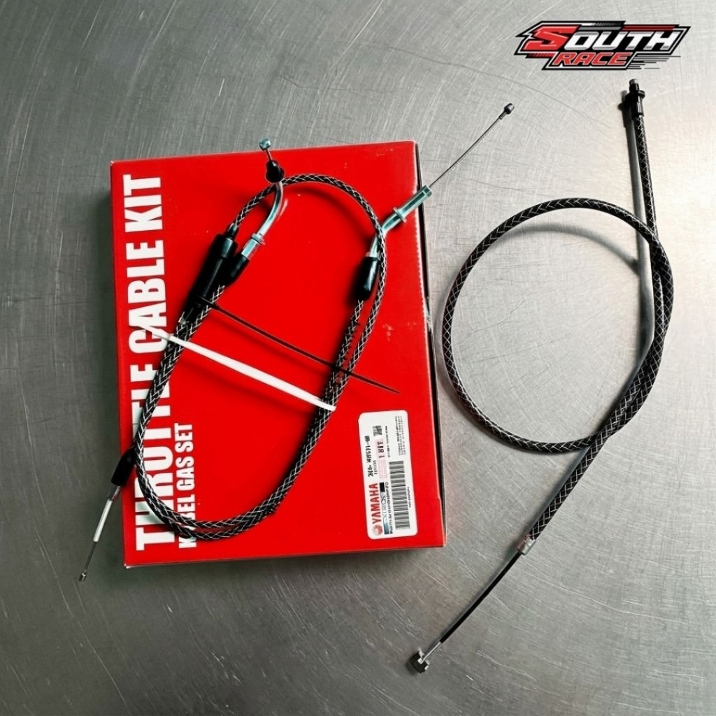Paket Kabel Gas Karbon RX King | Kabel Gas + Kabel Kopling Karbon Standar RXKing