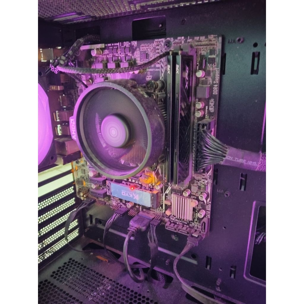 ryzen 3 3200g + asus prime a320m-k