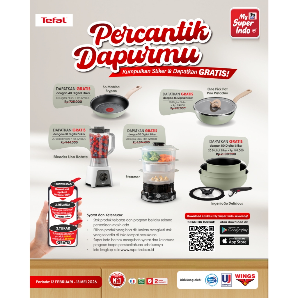 TEFAL SPECIAL PRICE PROMO TEFAL LIMITED EDITION SALE TEFAL SERIES