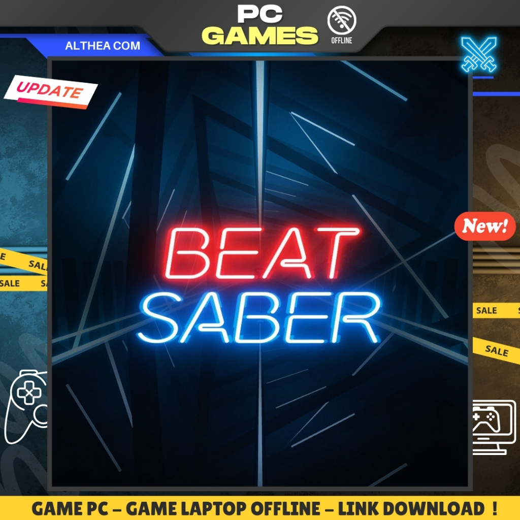 BEAT SABER - VR - RHYTHM - MUSIC - GAME PC / LAPTOP - OFFLINE