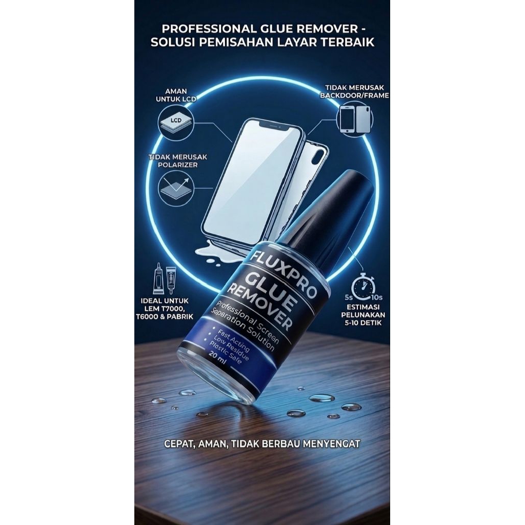 GLUE REMOVER PEMISAH LAYAR LCD FLUXPRO