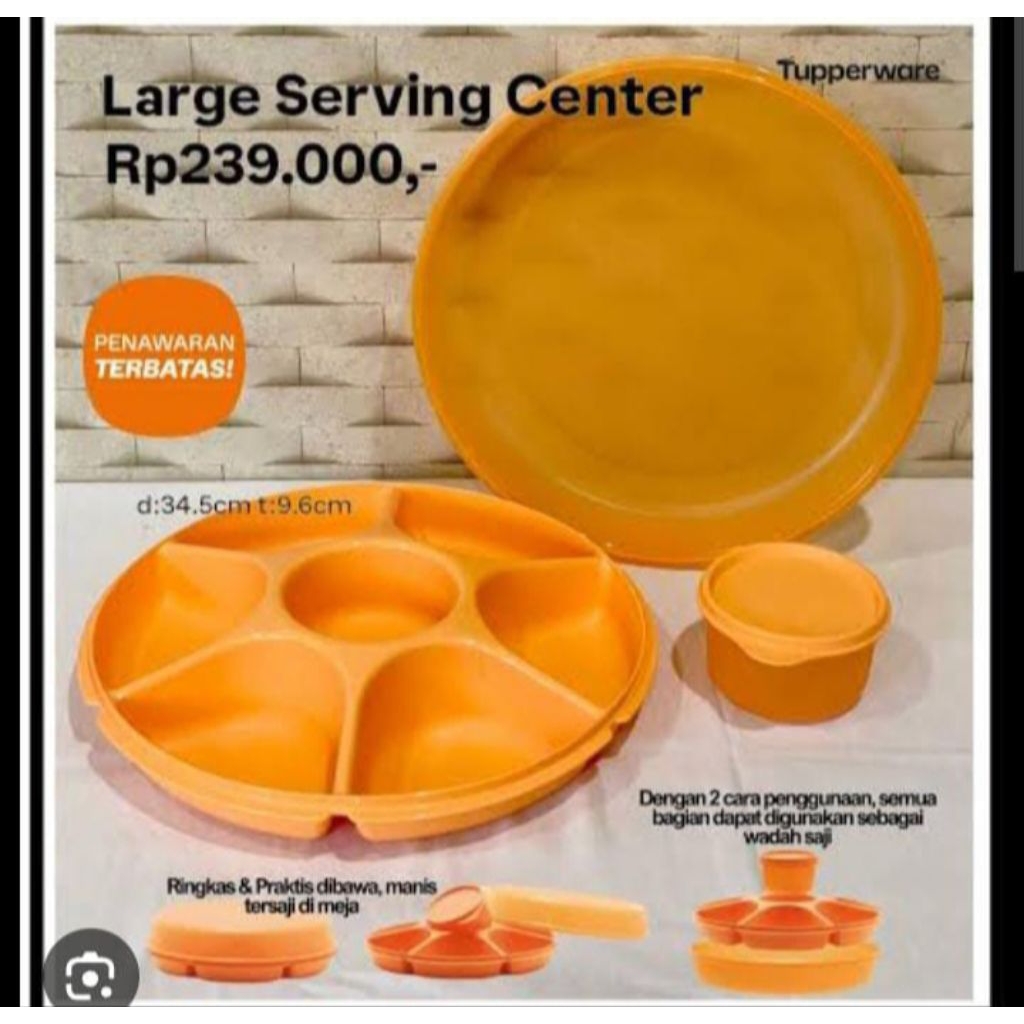 Tupperware Large Serving Center