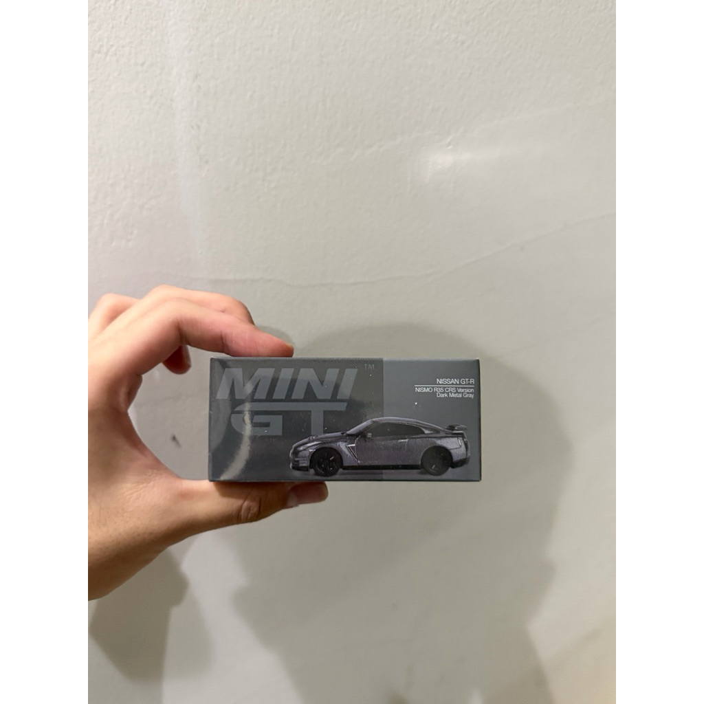 Mini GT 1089 Nissan GTR R35 Nismo CRS Version 2013 Dark Metal Gray Grey MiniGT