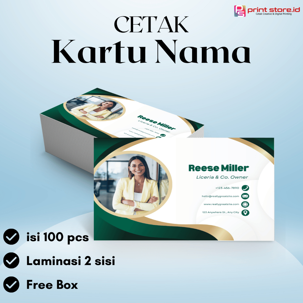 Cetak Custom Kartu nama/ID Card/Bussines Card/Member card/Name Card/Satu sisi/dua sisi/bolak balik1 