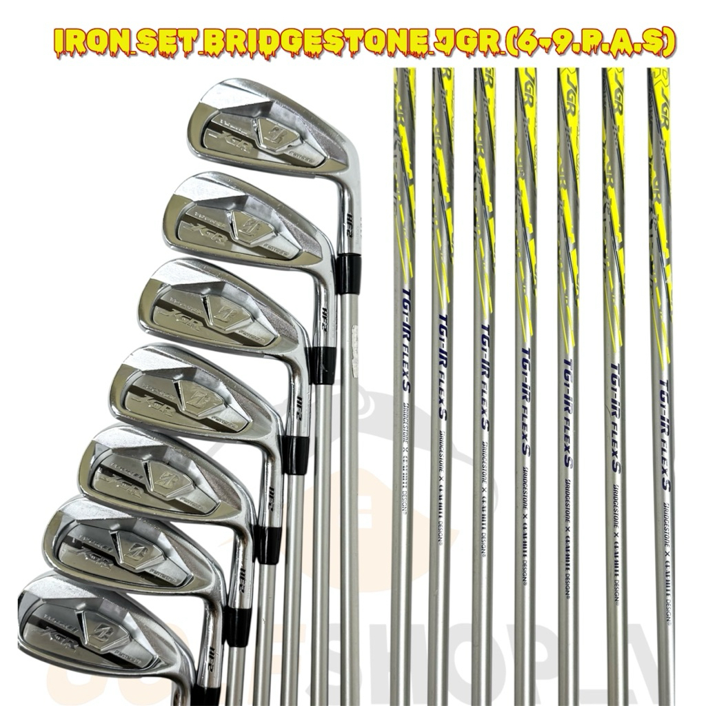 Stick Golf Man Iron Set Bridgestone Tour B JGR Shaft Steel Flek Stiff Second Original