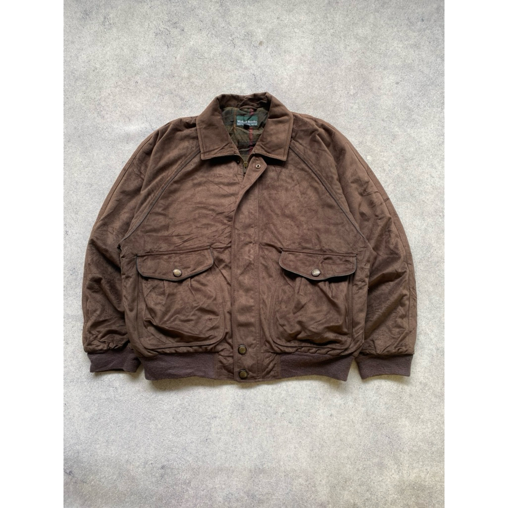 Flight Jacket Suede Casual Detroit