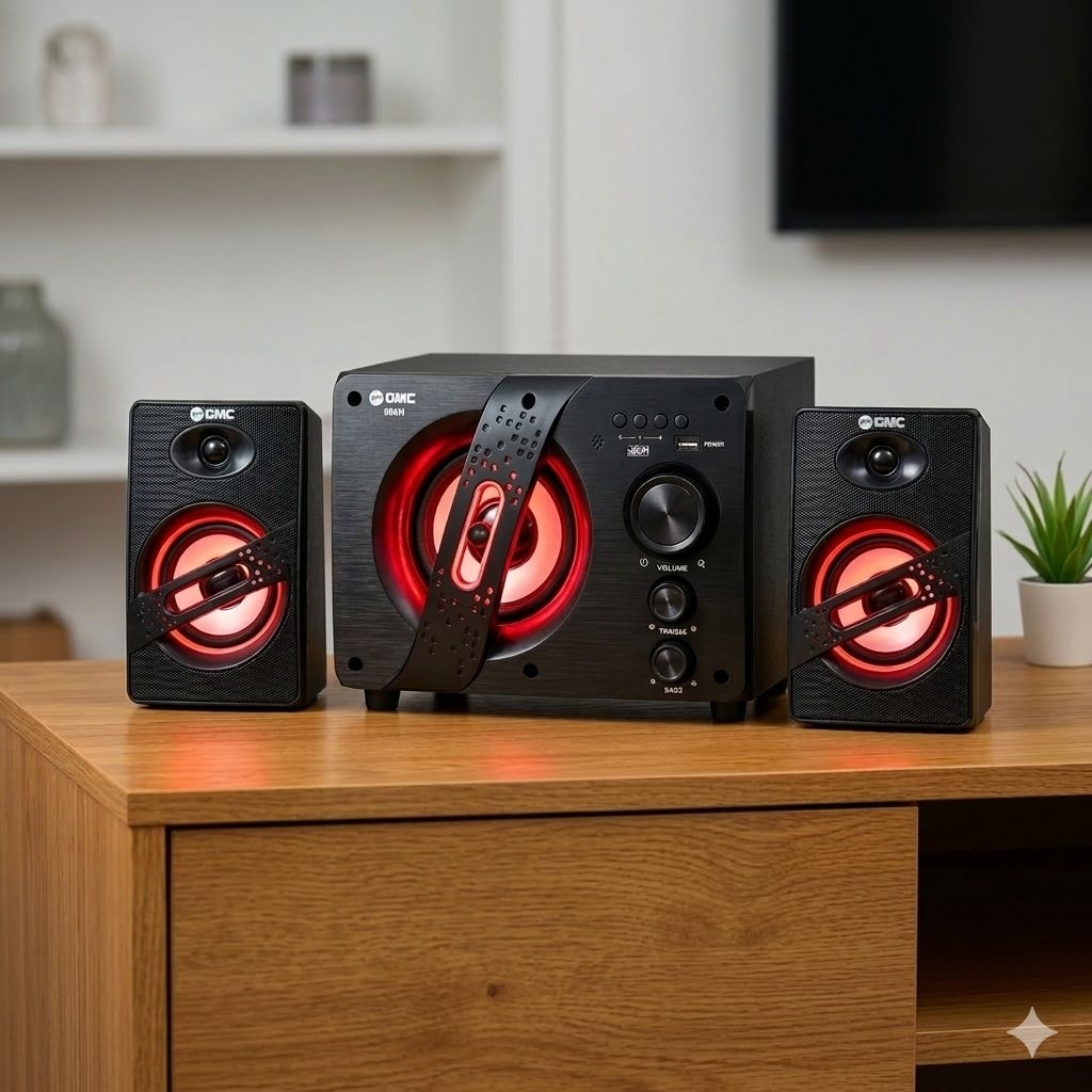 Speaker GMC 886H Aktif Bluetooth Bekas 98% Mulus | Suara Bass Mantap | Normal Siap Pakai