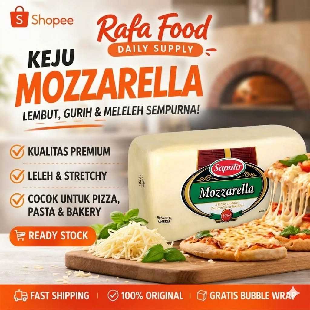 Keju Mozzarella Saputo 1kg