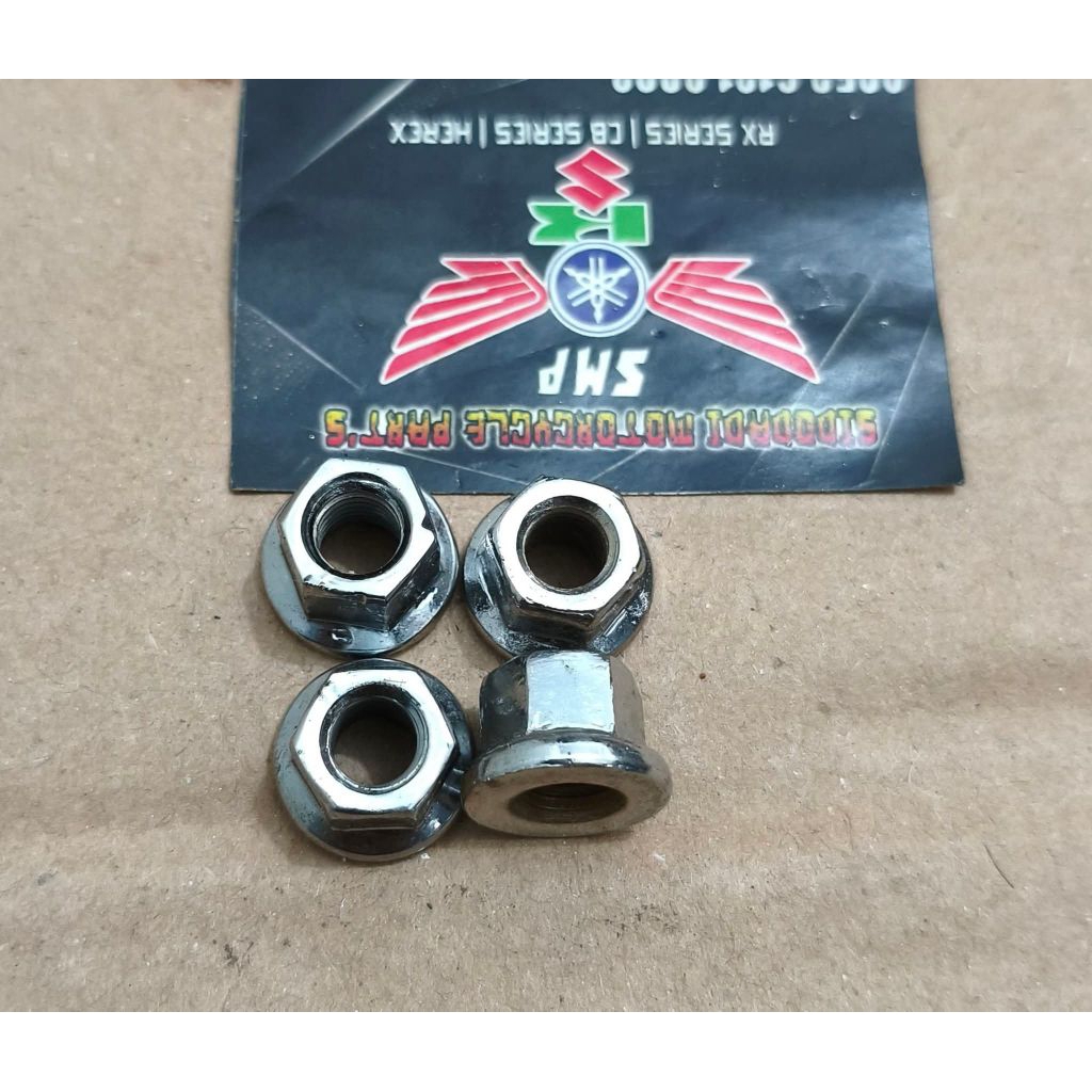 Mur M8 derat 12 Mur head mur kop mur deksel Yamaha RXK RX King RXS RXR RX Spesial YT115 original lep