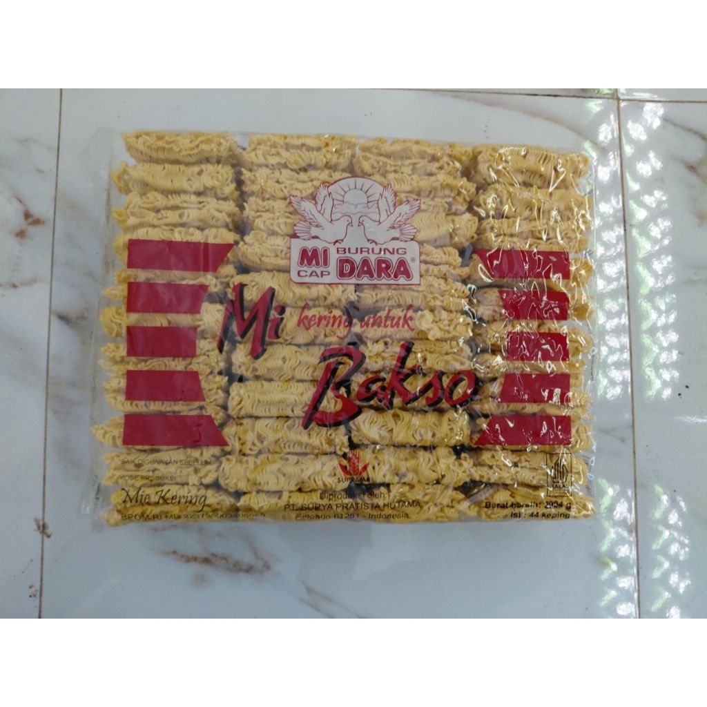 Mie Burung Dara Bakso MB44 Isi 44 Keping