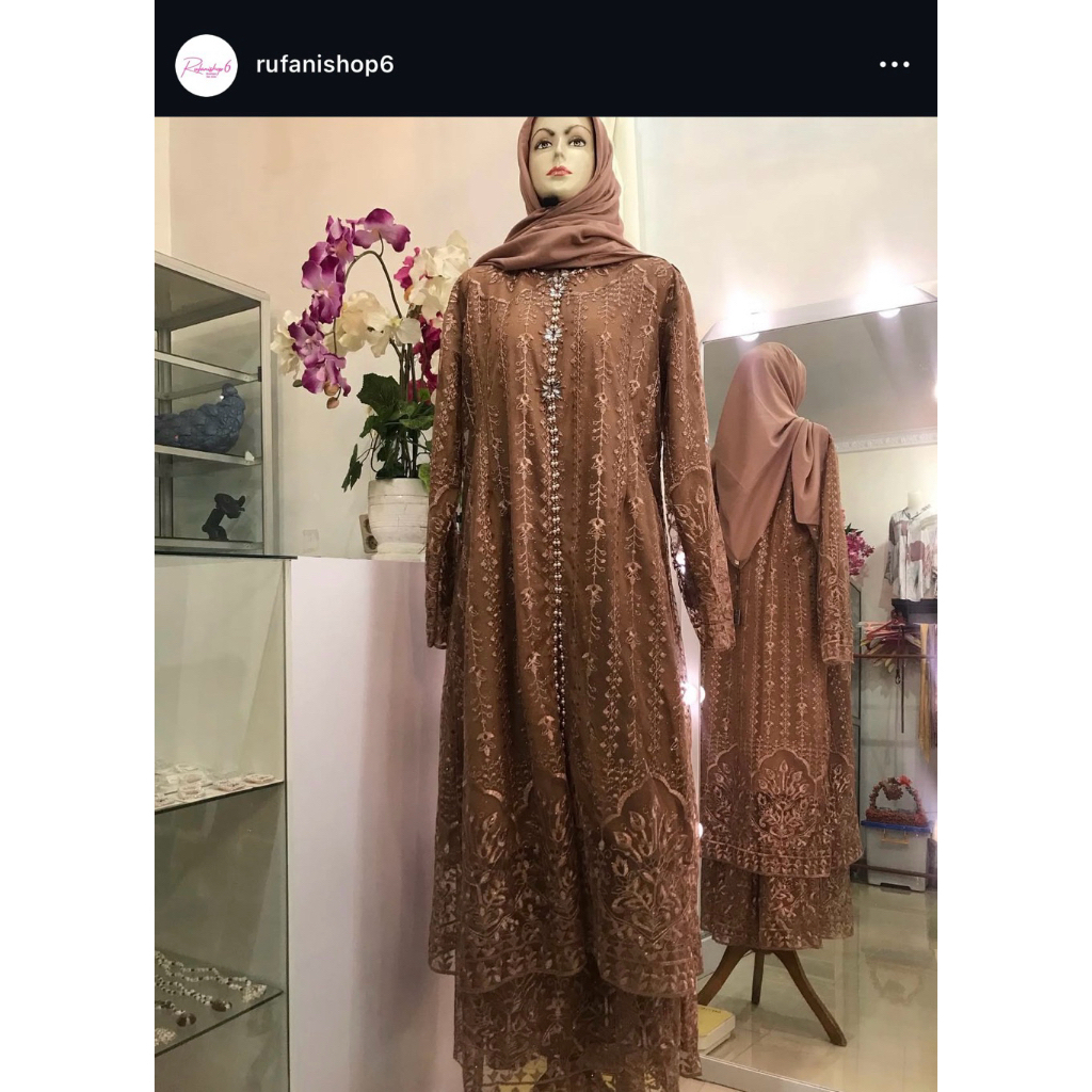 Gamis Brokat Zahra