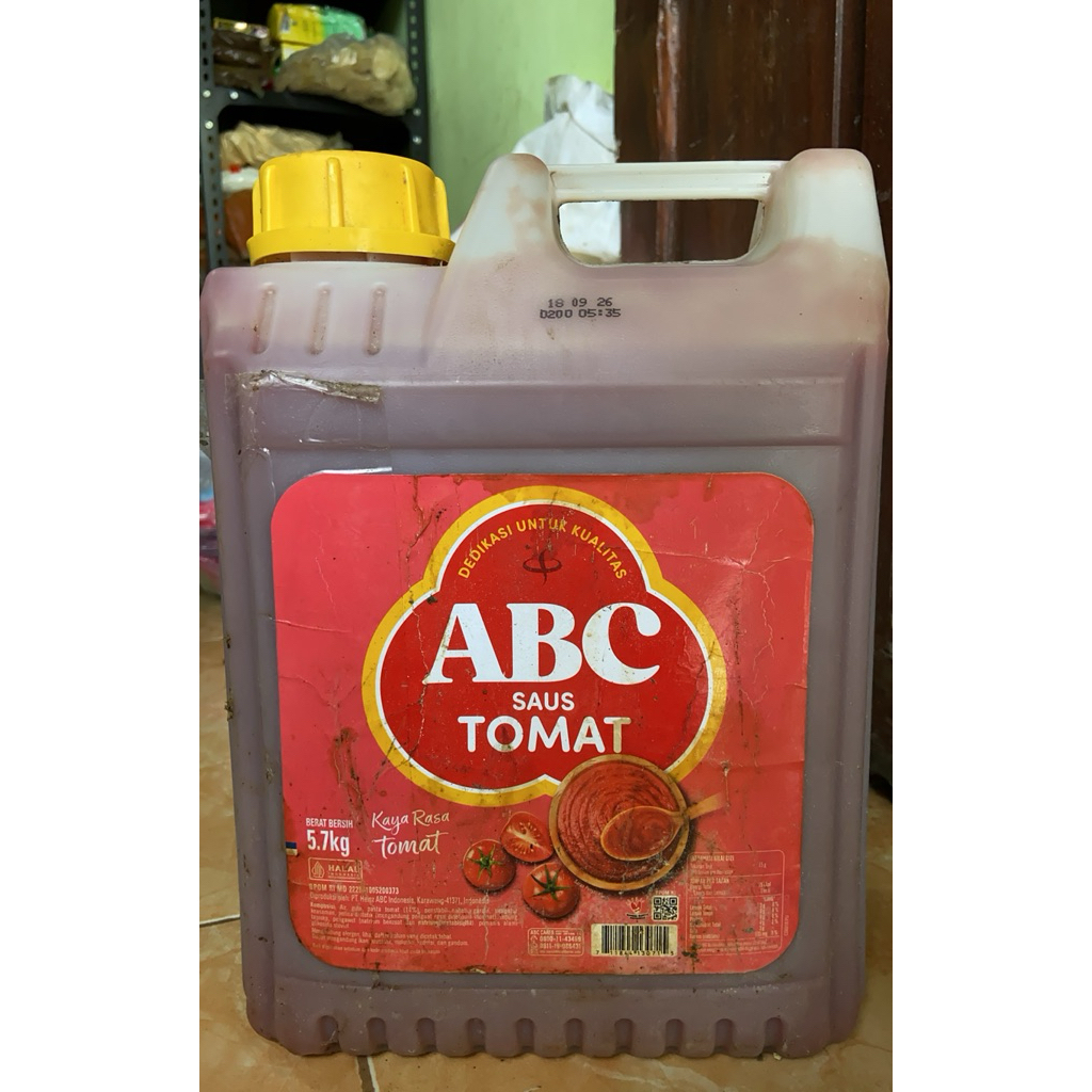 ABC SAOS SAMBAL jerigen untuk makanan