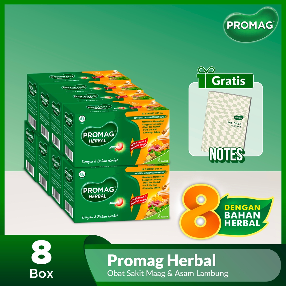 Promag Herbal 15 Ml - 8x Free Notes Promag Formal
