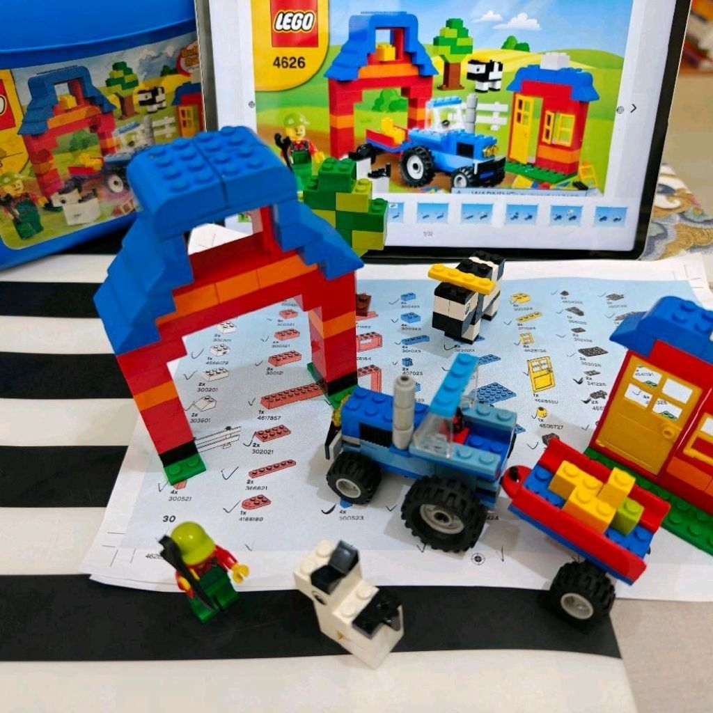 Lego Classic 4626 retired original bekas dapat satu minifigure with box lengkap