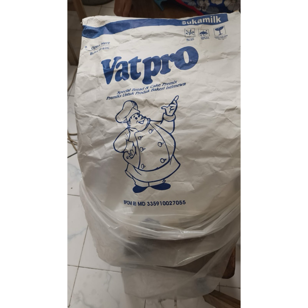 Susu Bubuk VATPRO 1kg - Full Cream, Rasa Alami