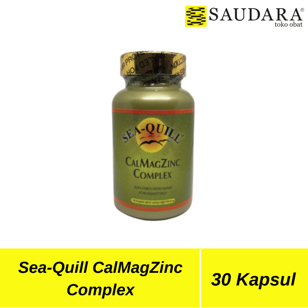 Sea-Quill CalMagZinc Complex (30 Kapsul) - Cal Mag Zinc