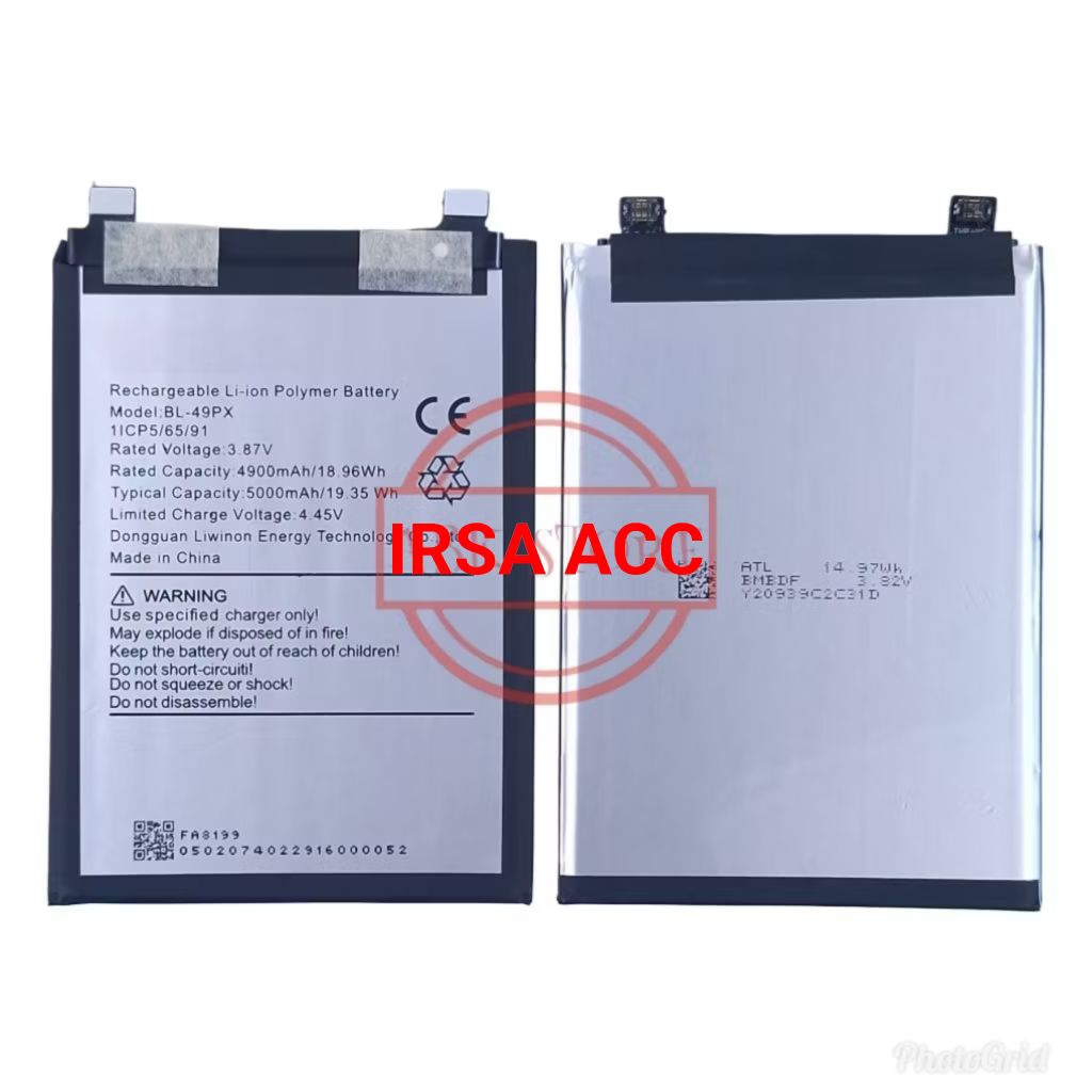 BATTERY BATERAI BL-49PX FOR INFINIK GT 10 PRO / NOTE 30 PRO / ZERO 30 4G / ZERO 30 5G BATTERY ORIGIN