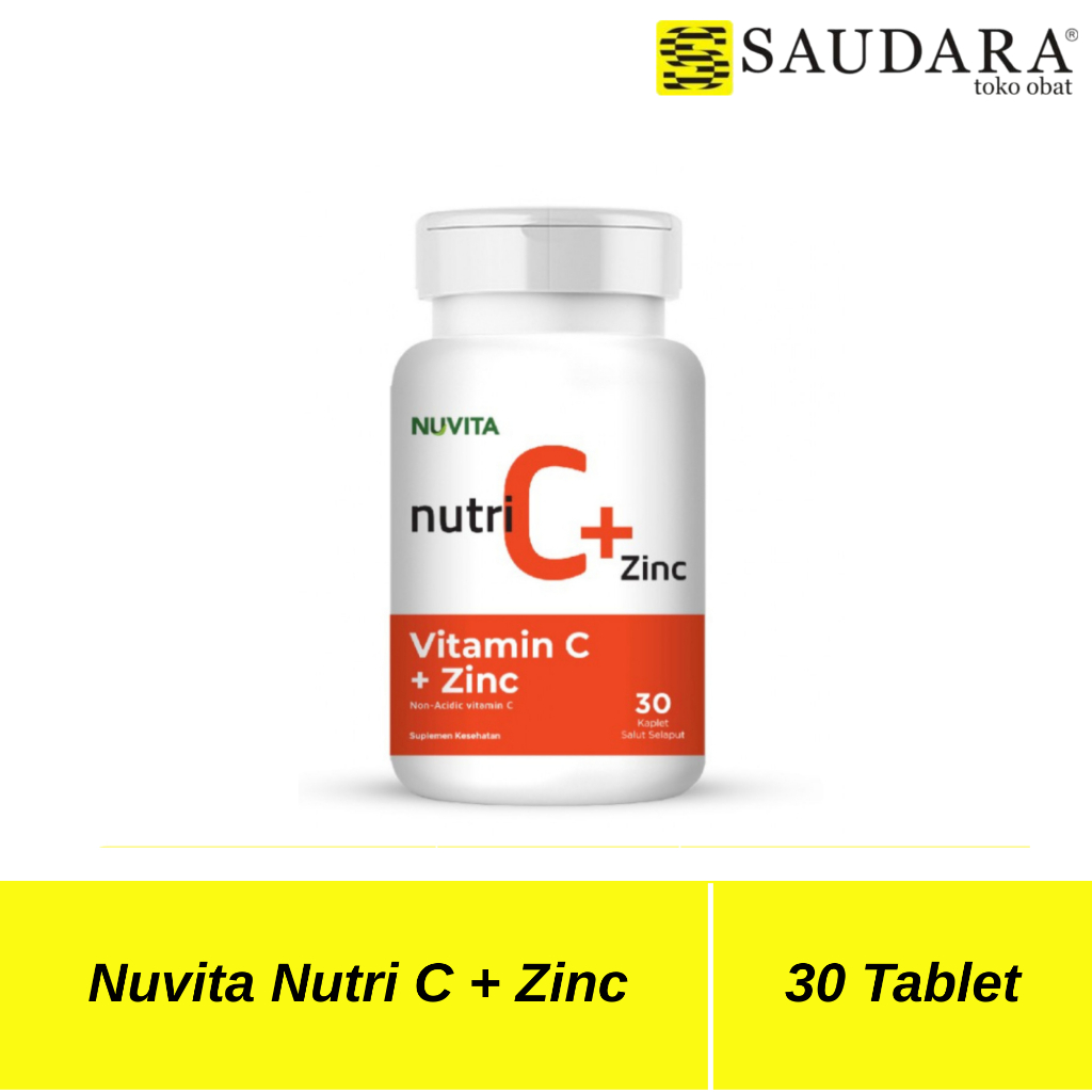 Nuvita Nutri C + Zinc (30 Tablet) - Vitamin C