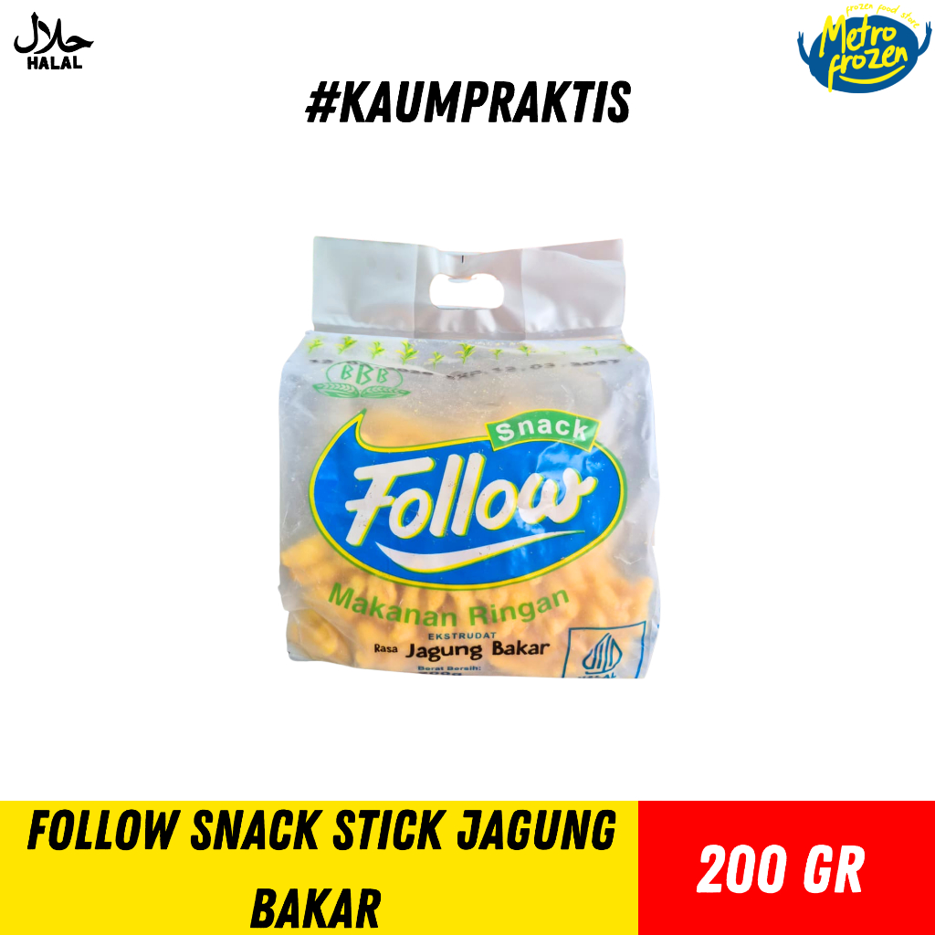 FOLLOW Snack Stick Balado & Jagung Bakar 200gr //stik balado //stik jagung bakar
