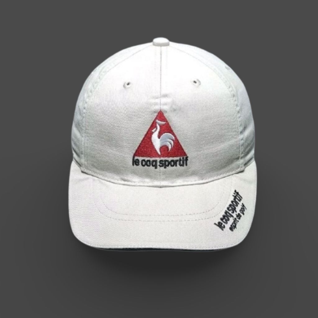 Topi Le Coq Sportif Esprit de Golf Original Cream Vintage Cap