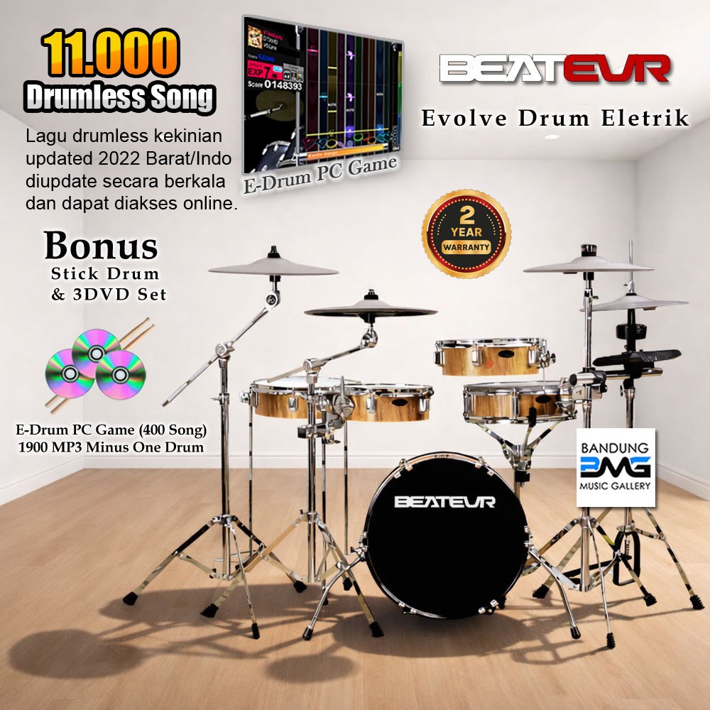 Drum Eletrik Beatevr Evolve / Evolve DrumEletrik / Beat EVR Evolve Electric Drum / ElectricDrum