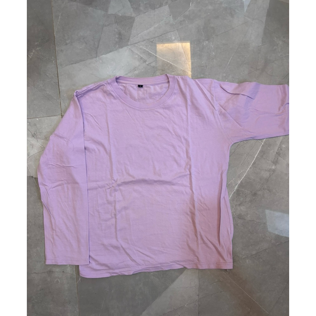 KAOS LENGAN PANJANG UNGU