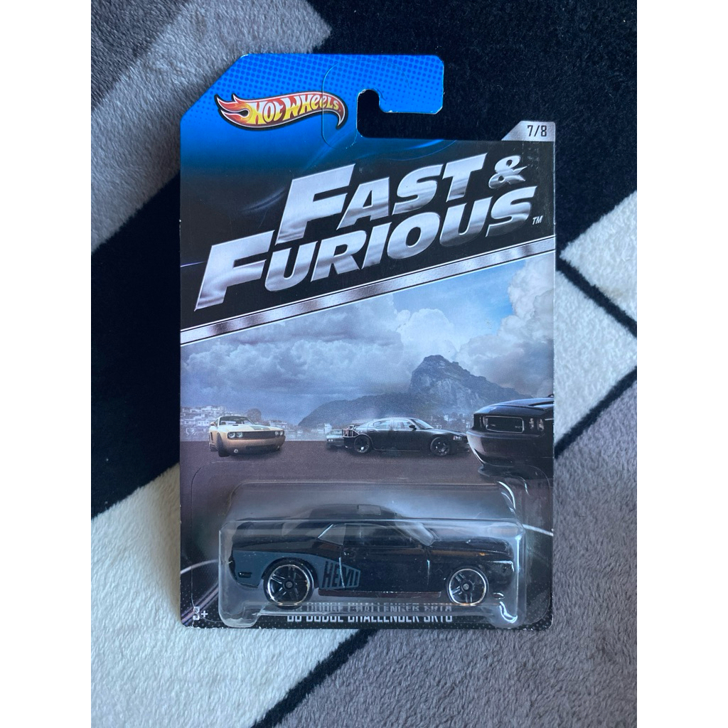 Hotwheels Dodge Challenger Fast & Furious FF Old Card