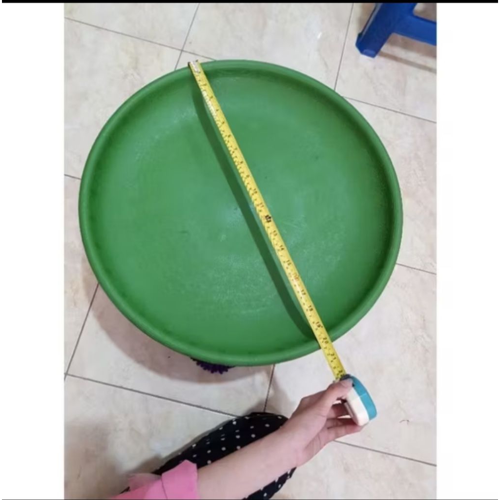 Tampah plastik besar/Nampan bulat 50cm