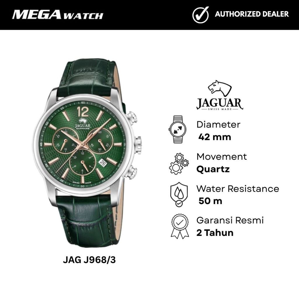 Jam Tangan JAGUAR Pria Original JAG J968/3