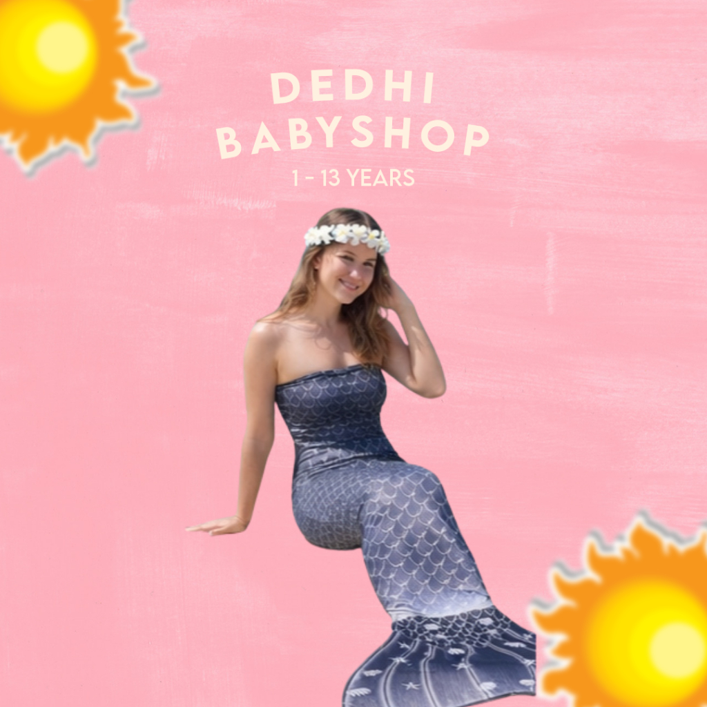 Dedhibabyshop Kostum Mermaid Putri Duyung Premium Warna Abu Abu Muda Size XL untuk Remaja dan Dewasa