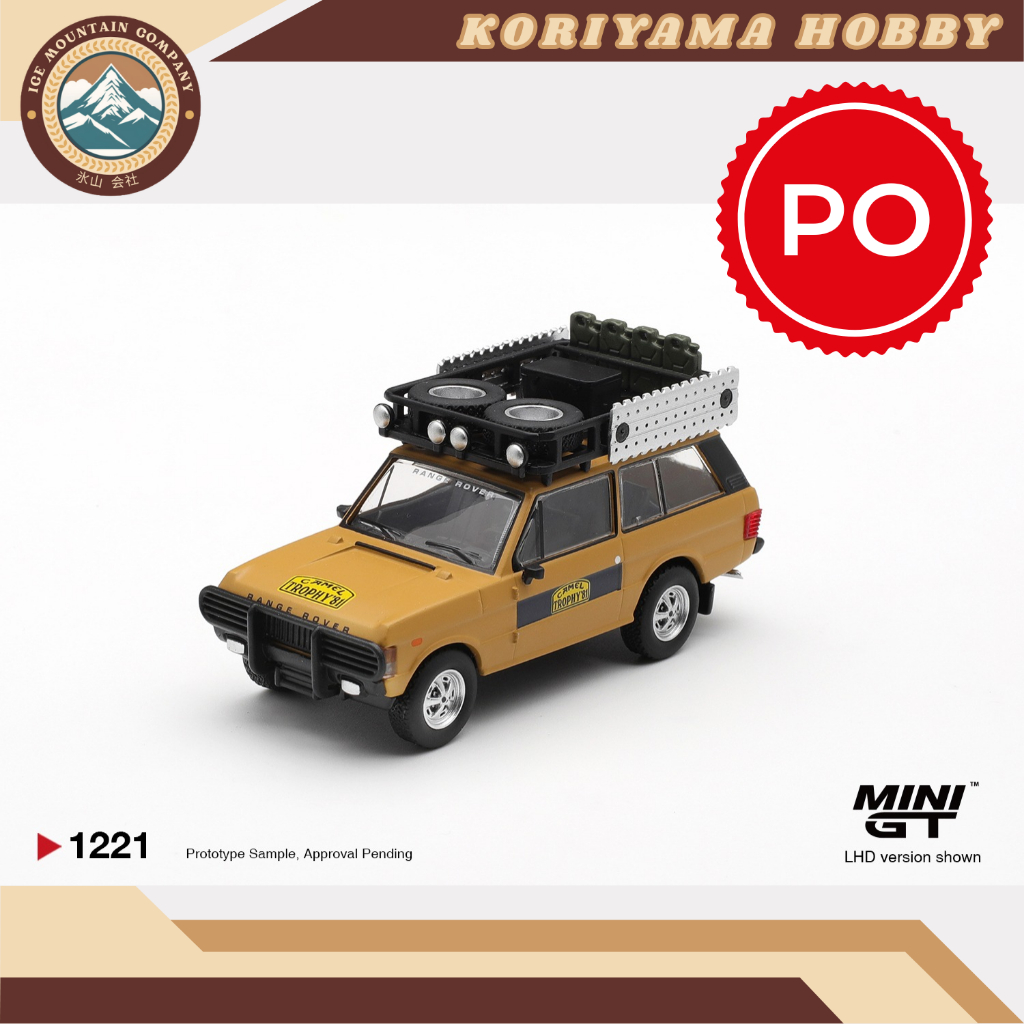 Mini GT 1221 Range Rover 1981 Camel Trophy Sumatra K.Stoppa & A.Valldorf MiniGT