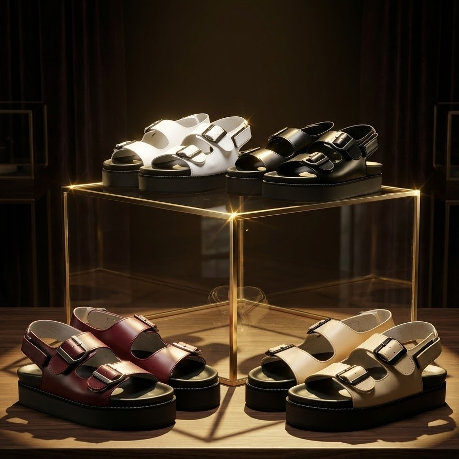 STEPUP | Sandal Wanita Platform Tali | Sofia Sandal Platform wanita empuk Tebal Sandal  Fashion Sand