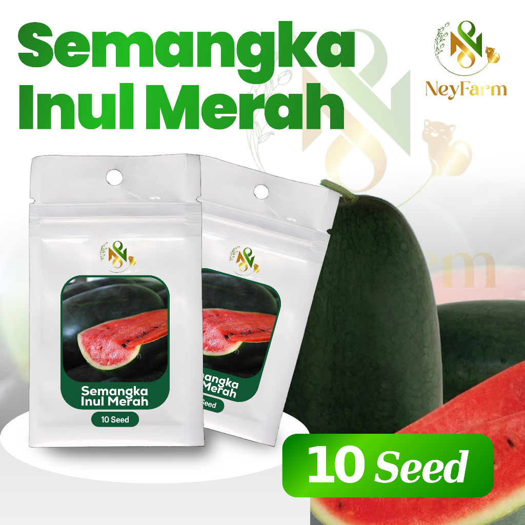 Benih Semangka Inul Merah Benih Biji Buah Semangka Inul Merah 10 Biji