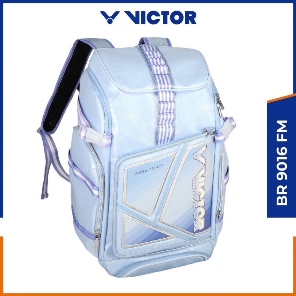Tas Badminton Backpack Supreme Victor BR9016 / Tas Ransel Badminton BR 9016 Victor Original