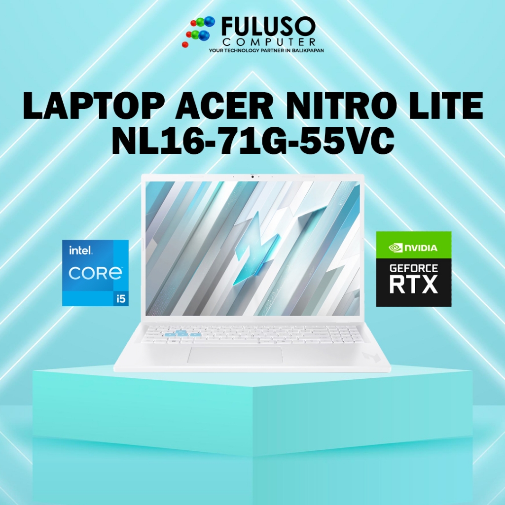Acer Nitro Lite NL16 71G 55VC i5 13420H/16GB/512GB SSD/GeForce RTX 4050 6GB/16WUXGA/Windows 11 Home+