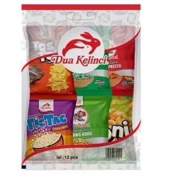 Dua Kelinci Camilan Assorted Pack 12 pcs Hampers Lebaran Parcel Anak