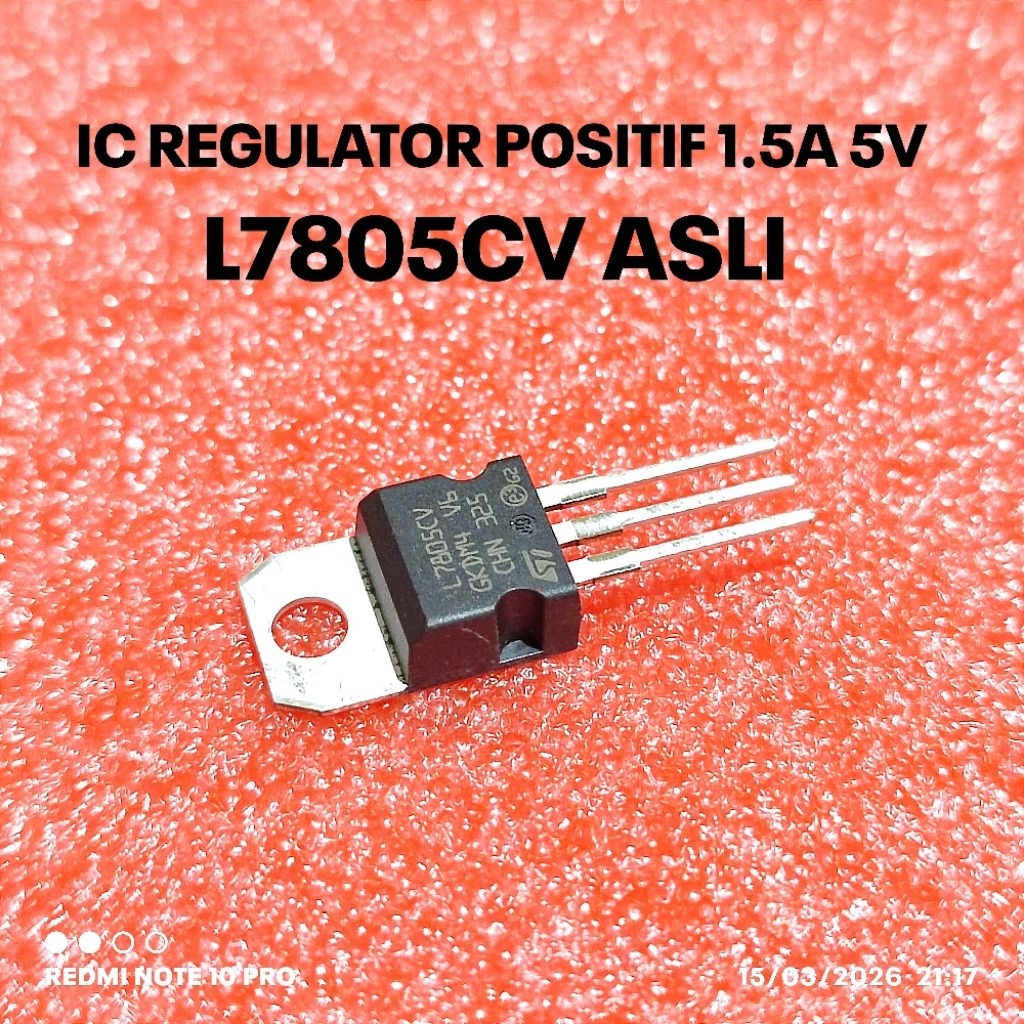 IC LM7805 L7805 7805 Voltage Regulator 5V LM 7805 Merk ST Original