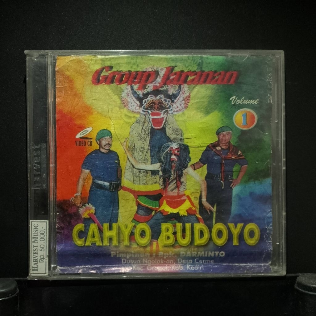VCD original album Jaranan Cahyo Budoyo vol 1