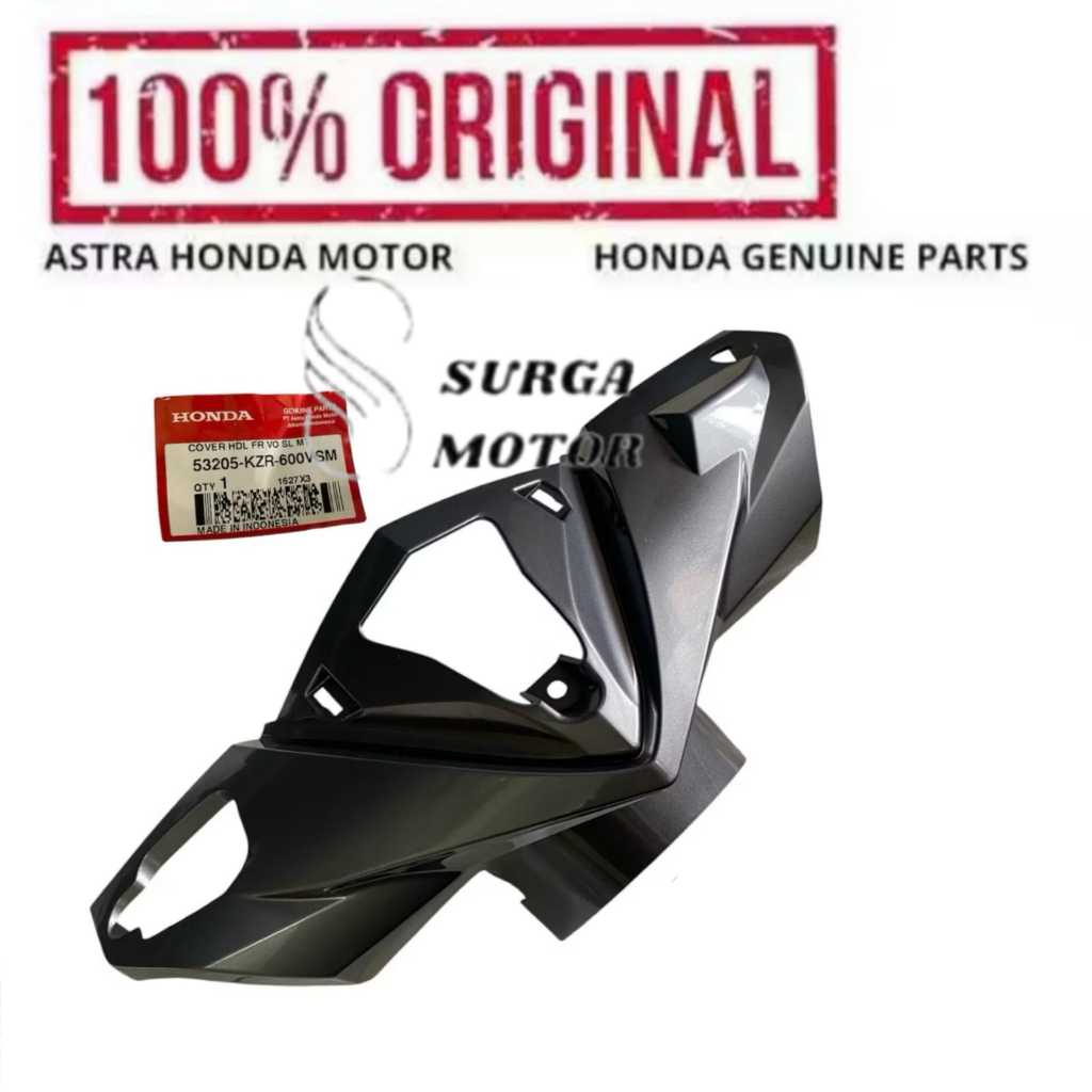 Cover Batok Lampu Depan Motor Vario Silver Perak 53205KZR600VSM 53205-KZR-600VSM Cover Handle FR ori