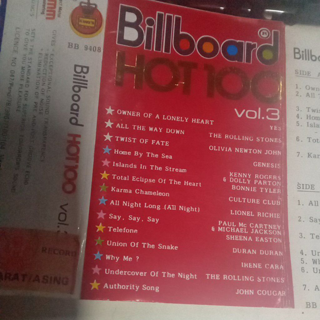 kaset pita HOT 100 B10-05