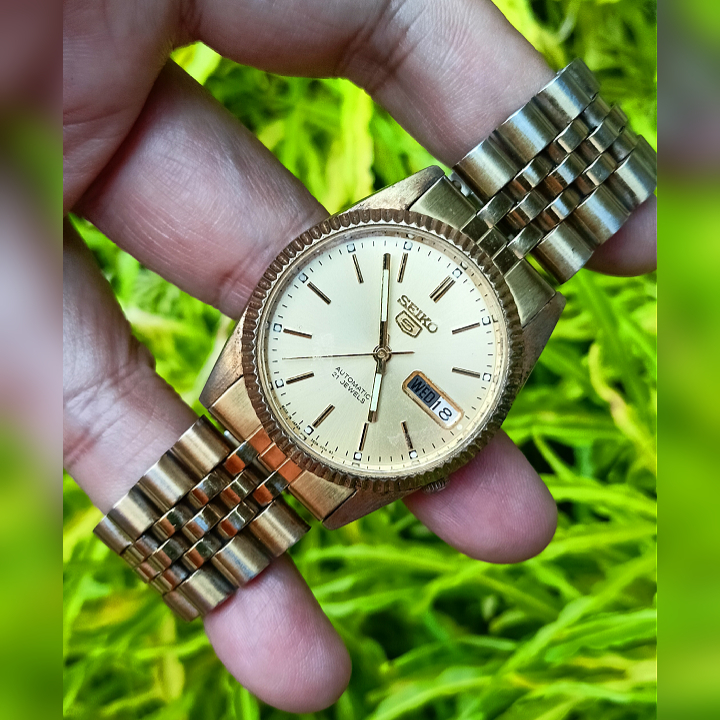 SEIKO 7S26-3119 Gold Watch Vintage Second | Jam Tangan Vintage Pria Preloved