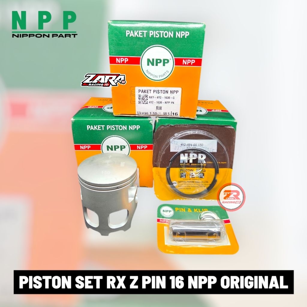 PISTON SET RX KING PISTON SET RING RX K RXK NPP ORIGINAL ZARA RACING ID