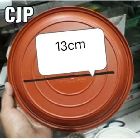 Alas pot 20 cm cokelat, tatakan pot 20