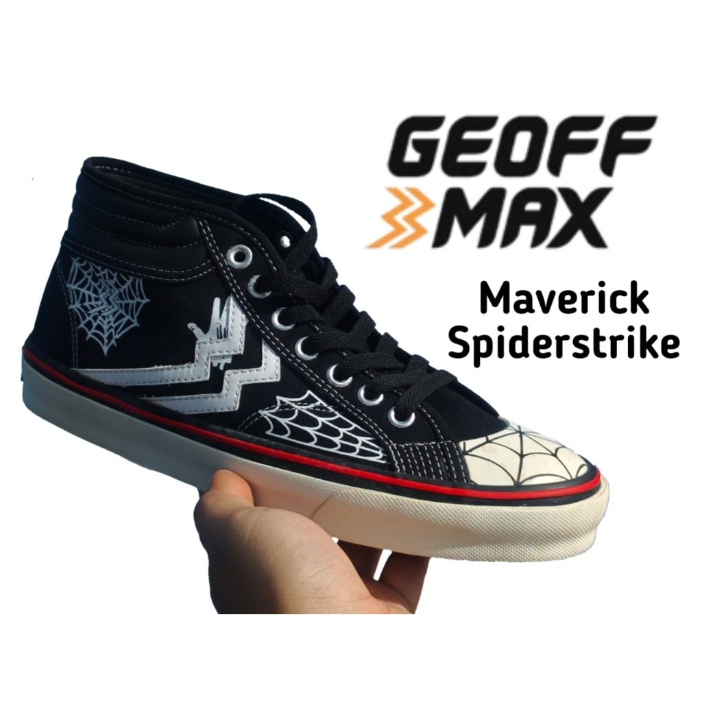 Geoff Max Maverick Spiderstrike BARU/NEW | BACA DESKRIPSI | Sepatu Geoff Max Maverick Spiderstrike